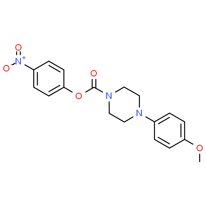 4-Nitrophenyl 4-(4-methoxyphenyl)piperazine-1-carboxylate