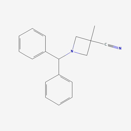 1-Benzhydryl-3-methylazetidine-3-carbonitrile