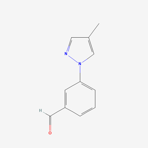 3-(4-Methyl-1H-pyrazol-1-yl)benzaldehyde