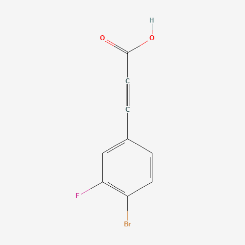 3-(4-Bromo-3-fluorophenyl)prop-2-ynoic acid