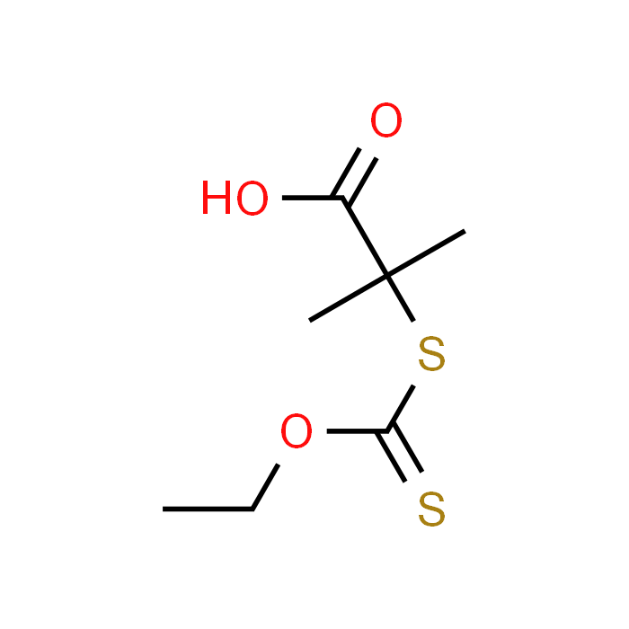 2-((Ethoxythioxomethyl)thio)-2-methylpropanoic acid