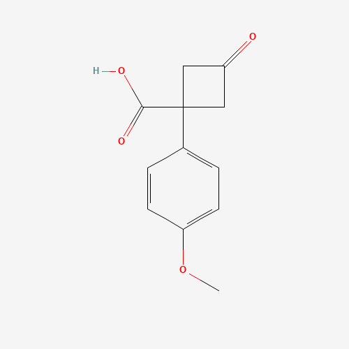 1-(4-Methoxyphenyl)-3-oxocyclobutanecarboxylic Acid