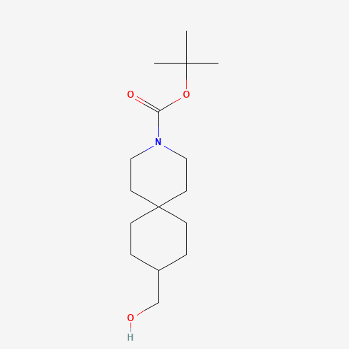 tert-Butyl 9-(hydroxymethyl)-3-azaspiro[5.5]undecane-3-carboxylate