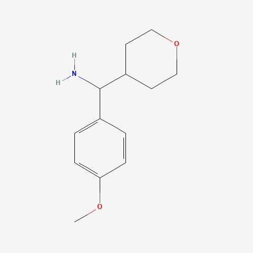 (4-Methoxyphenyl)(tetrahydro-2H-pyran-4-yl)methanamine