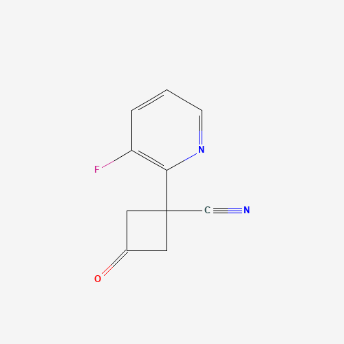 1-(3-Fluoropyridin-2-yl)-3-oxocyclobutanecarbonitrile