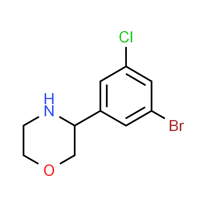 (S)-3-(3-Bromo-5-chlorophenyl)morpholine