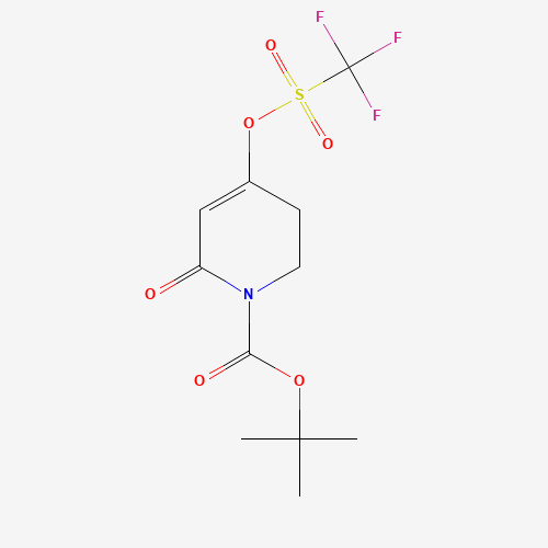 tert-Butyl 6-oxo-4-(((trifluoromethyl)sulfonyl)oxy)-3,6-dihydropyridine-1(2H)-carboxylate