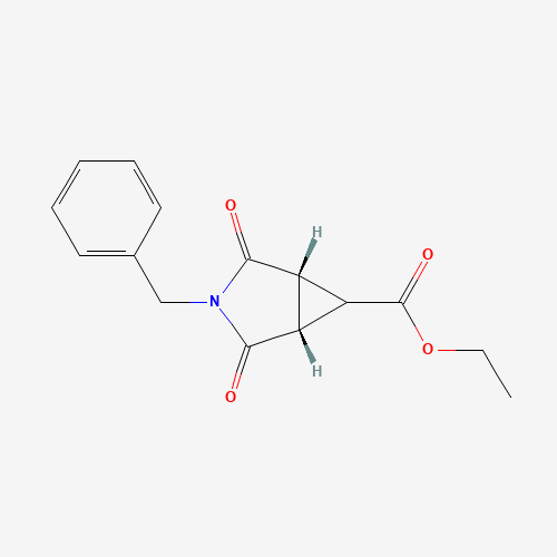 Ethyl (1alpha,5alpha,6alpha)-3-benzyl-3-azabicyclo[3.1.0]hexane-2,4-dione-6-carboxylate