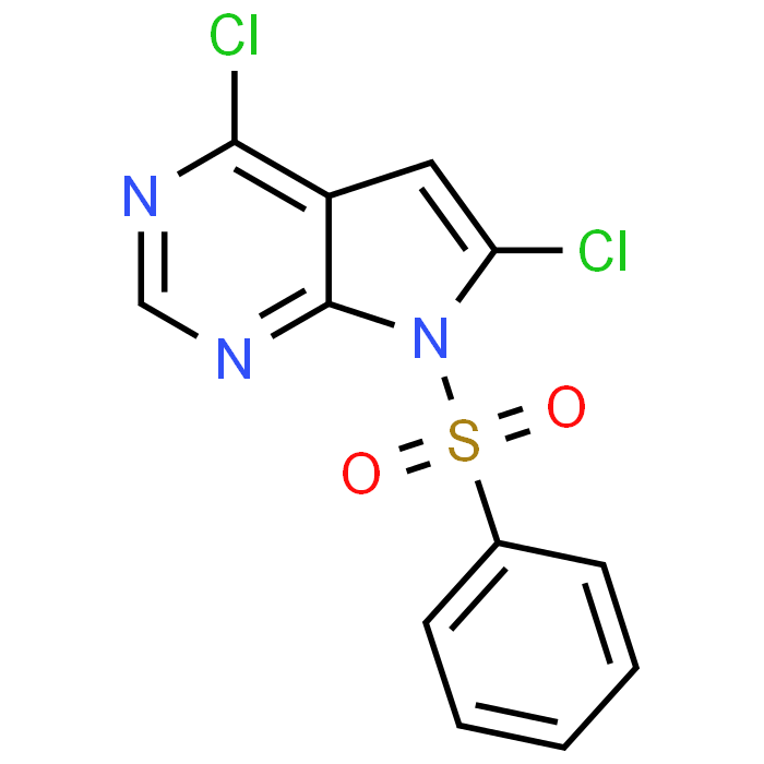 4,6-Dichloro-7-(phenylsulfonyl)-7H-pyrrolo[2,3-d]pyrimidine