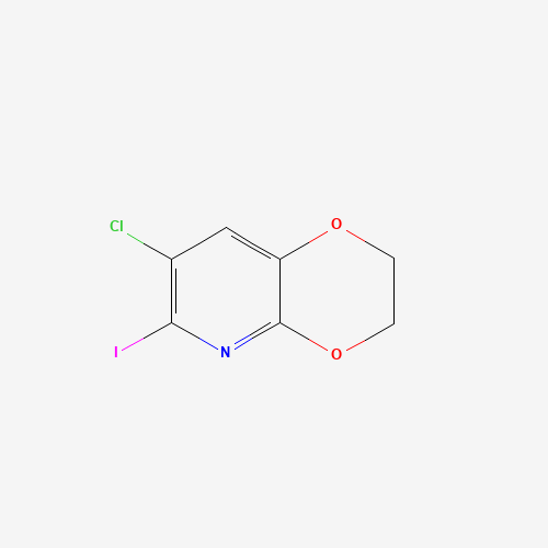 7-Chloro-6-iodo-2,3-dihydro-[1,4]dioxino[2,3-b]pyridine