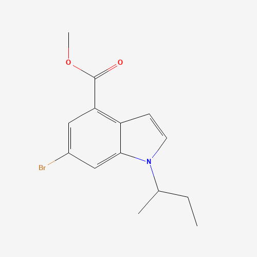 Methyl 6-bromo-1-(sec-butyl)-1H-indole-4-carboxylate