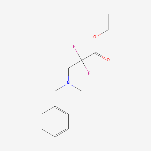 Ethyl 3-(benzyl(methyl)amino)-2,2-difluoropropanoate