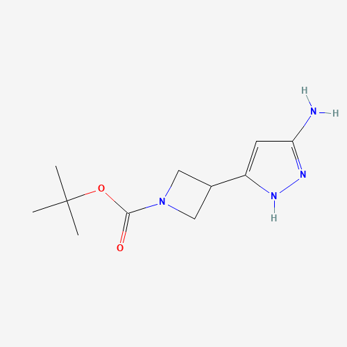 tert-Butyl 3-(3-amino-1H-pyrazol-5-yl)azetidine-1-carboxylate