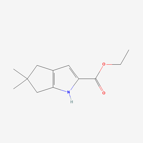 Ethyl 5,5-dimethyl-1,4,5,6-tetrahydrocyclopenta[b]pyrrole-2-carboxylate