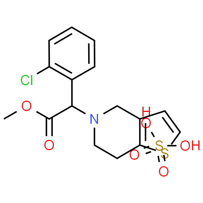 Methyl 2-(2-chlorophenyl)-2-(6,7-dihydrothieno[3,2-c]pyridin-5(4H)-yl)acetate sulfate