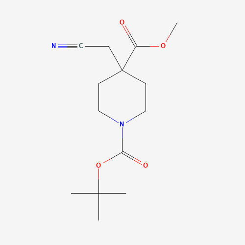 1-tert-Butyl 4-methyl 4-(cyanomethyl)piperidine-1,4-dicarboxylate