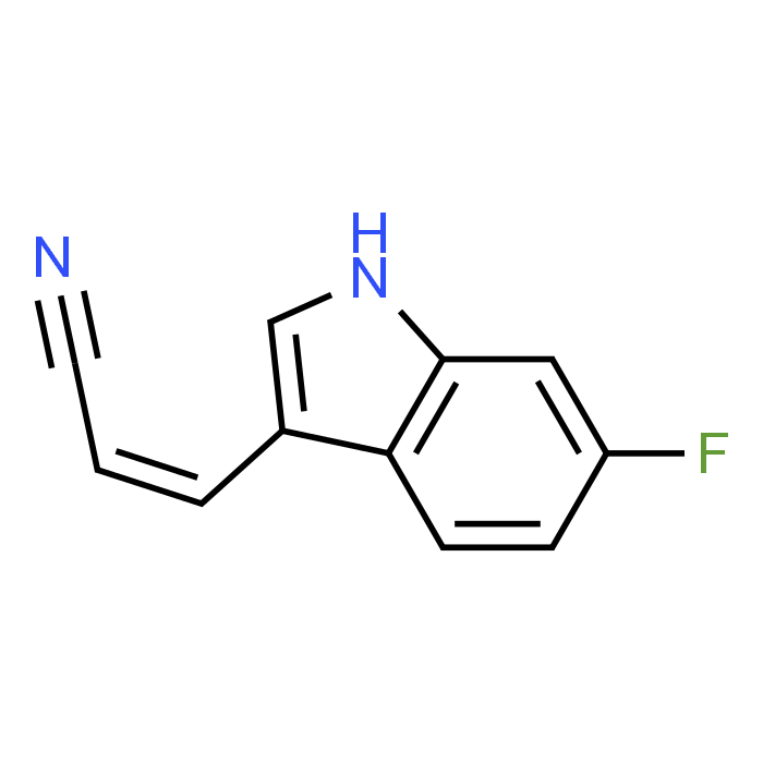 (Z)-3-(6-Fluoro-1H-indol-3-yl)acrylonitrile