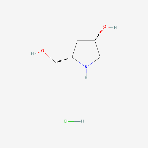 (3S,5S)-5-(Hydroxymethyl)pyrrolidin-3-ol hydrochloride
