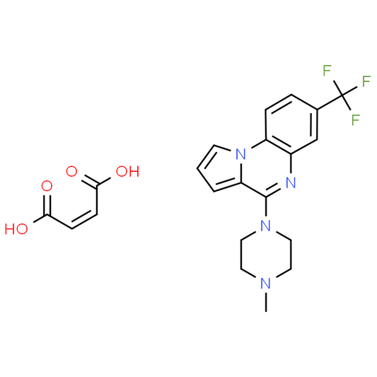 4-(4-Methylpiperazin-1-yl)-7-(trifluoromethyl)pyrrolo[1,2-a]quinoxaline maleate
