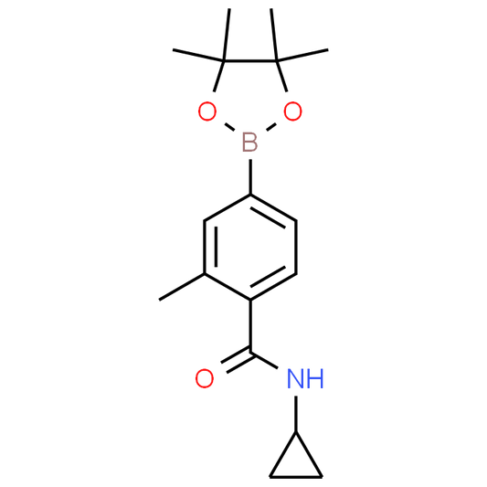 N-Cyclopropyl-2-methyl-4-(4,4,5,5-tetramethyl-1,3,2-dioxaborolan-2-yl)benzamide