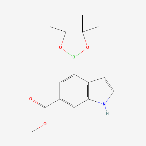 Methyl 4-(4,4,5,5-tetramethyl-1,3,2-dioxaborolan-2-yl)-1H-indole-6-carboxylate