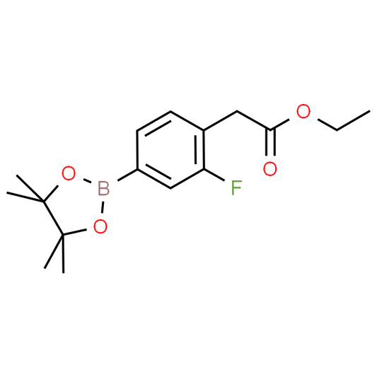 Ethyl 2-(2-fluoro-4-(4,4,5,5-tetramethyl-1,3,2-dioxaborolan-2-yl)phenyl)acetate