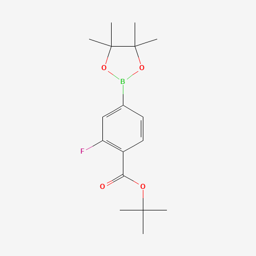 tert-Butyl 2-fluoro-4-(4,4,5,5-tetramethyl-1,3,2-dioxaborolan-2-yl)benzoate