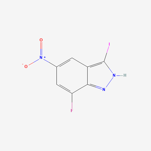 7-Fluoro-3-iodo-5-nitro-1H-indazole
