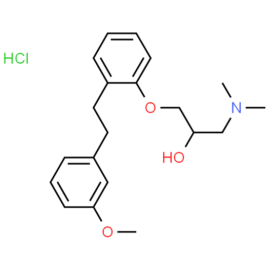 1-(Dimethylamino)-3-(2-(3-methoxyphenethyl)phenoxy)propan-2-ol hydrochloride