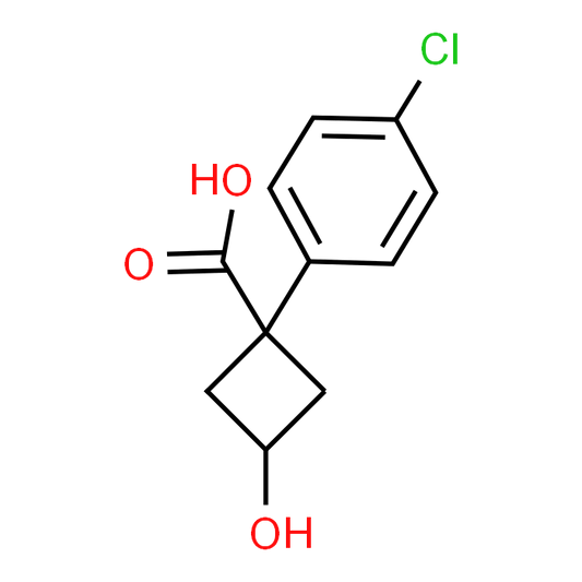 1-(4-Chlorophenyl)-3-hydroxycyclobutanecarboxylic acid