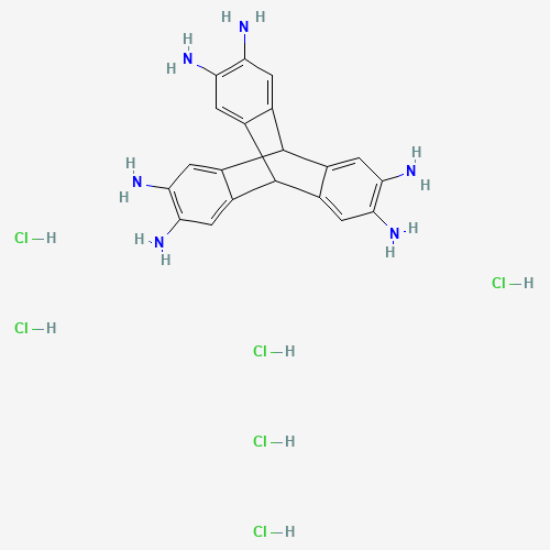 9,10-Dihydro-9,10-[1,2]benzenoanthracene-2,3,6,7,14,15-hexaamine hexahydrochloride