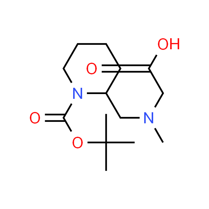 2-(((1-(tert-Butoxycarbonyl)piperidin-2-yl)methyl)(methyl)amino)acetic acid