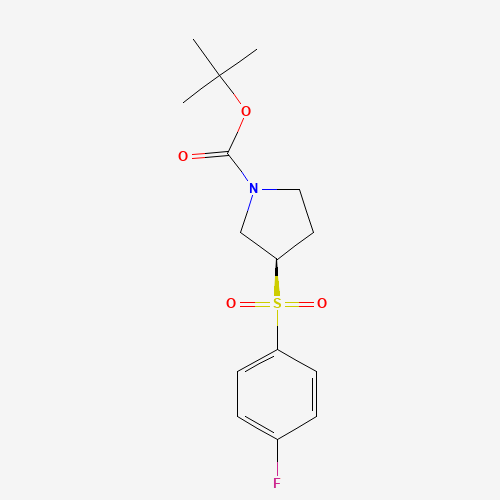 (R)-tert-Butyl 3-((4-fluorophenyl)sulfonyl)pyrrolidine-1-carboxylate