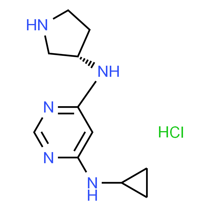 (S)-N4-Cyclopropyl-N6-(pyrrolidin-3-yl)pyrimidine-4,6-diamine hydrochloride