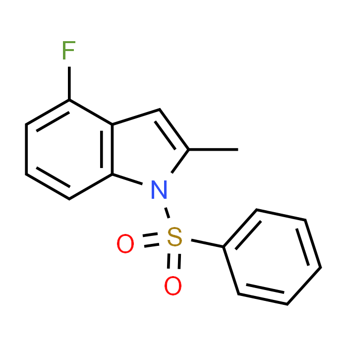 4-Fluoro-2-methyl-1-phenylsulfonyl-1H-indole