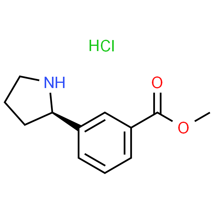 (R)-methyl 3-(pyrrolidin-2-yl)benzoate hcl