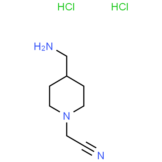2-[4-(Aminomethyl)piperidin-1-yl]acetonitrile dihydrochloride