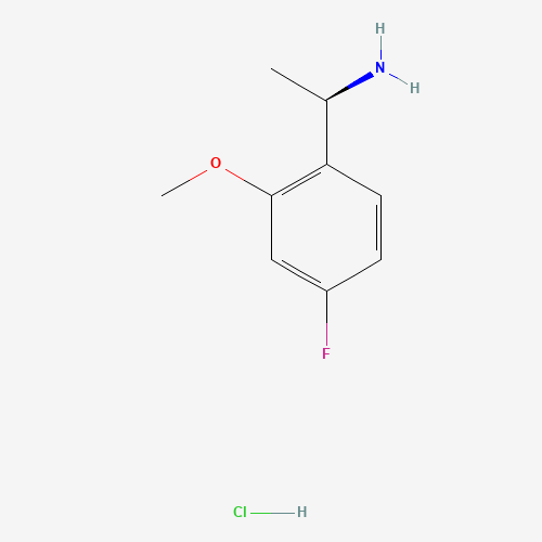 (1R)-1-(4-Fluoro-2-methoxyphenyl)ethan-1-amine hydrochloride