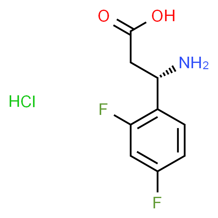 (3S)-3-Amino-3-(2,4-difluorophenyl)propanoic acid hydrochloride