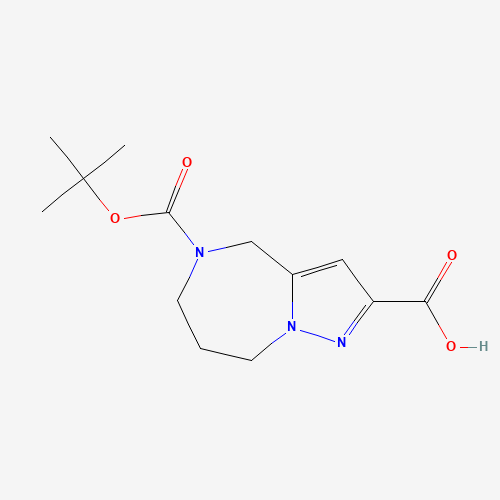 5-(tert-Butoxycarbonyl)-5,6,7,8-tetrahydro-4H-pyrazolo[1,5-a][1,4]diazepine-2-carboxylic acid