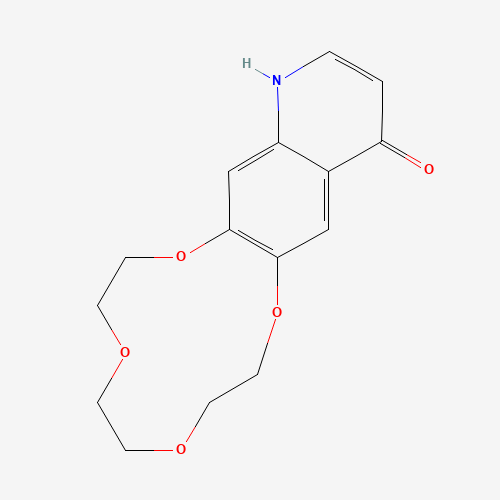 2,3,5,6,8,9-Hexahydro-[1,4,7,10]tetraoxacyclododecino[2,3-g]quinolin-15(12H)-one - Achmem