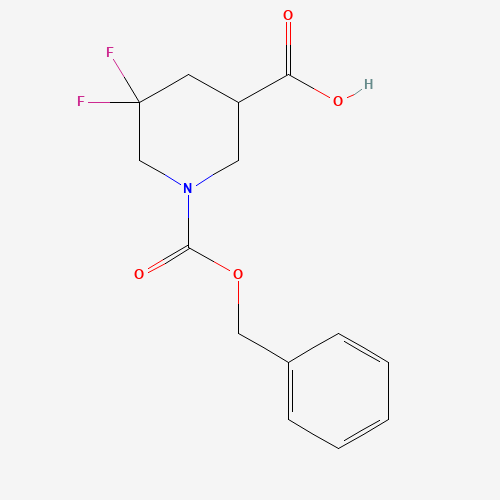 1-[(Benzyloxy)carbonyl]-5,5-difluoropiperidine-3-carboxylic acid