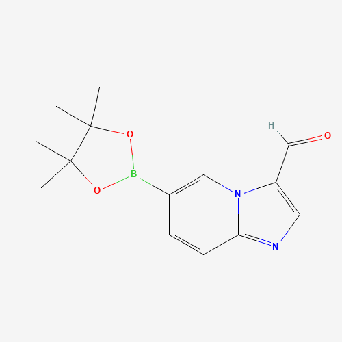6-(4,4,5,5-Tetramethyl-1,3,2-dioxaborolan-2-yl)imidazo[1,2-a]pyridine-3-carbaldehyde