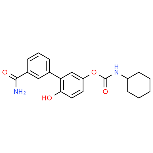 3'-Carbamoyl-6-hydroxy-[1,1'-biphenyl]-3-yl cyclohexylcarbamate