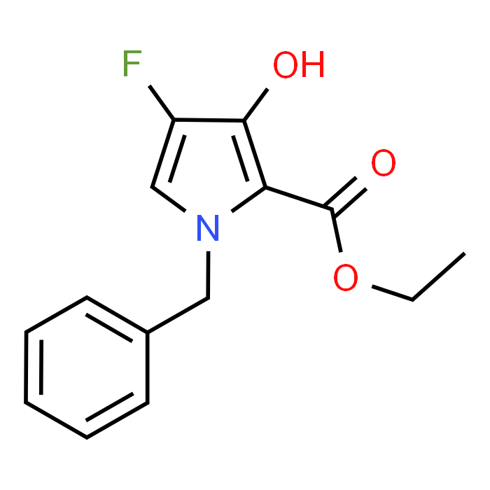 Ethyl 1-benzyl-4-fluoro-3-hydroxy-1H-pyrrole-2-carboxylate