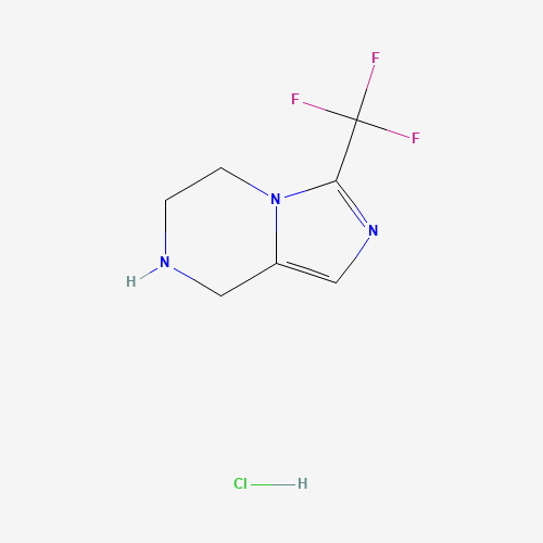 3-(Trifluoromethyl)-5,6,7,8-tetrahydroimidazo[1,5-a]pyrazine hydrochloride