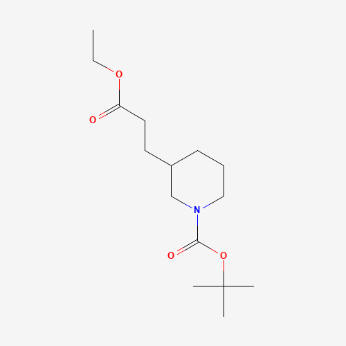 tert-Butyl 3-(3-ethoxy-3-oxopropyl)piperidine-1-carboxylate