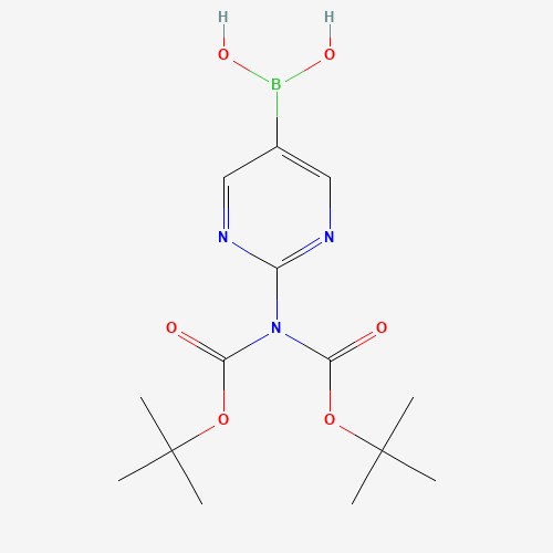 2-(5-Borono-2-pyrimidinyl)imidodicarbonic acid 1,3-bis(tert-butyl) ester
