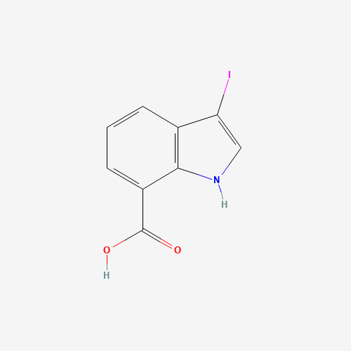 3-Iodo-1H-indole-7-carboxylic acid