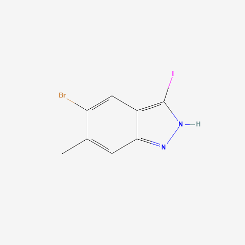 5-Bromo-3-iodo-6-methyl-1H-indazole